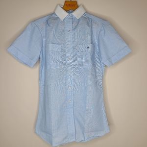 Vintage McDonald's Women's Uniform‎ Button Down Shirt By Stan Herman 1983 Size 4